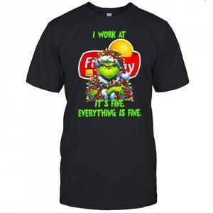 Grinch I Work At Frito Lay Logo T-Shirt